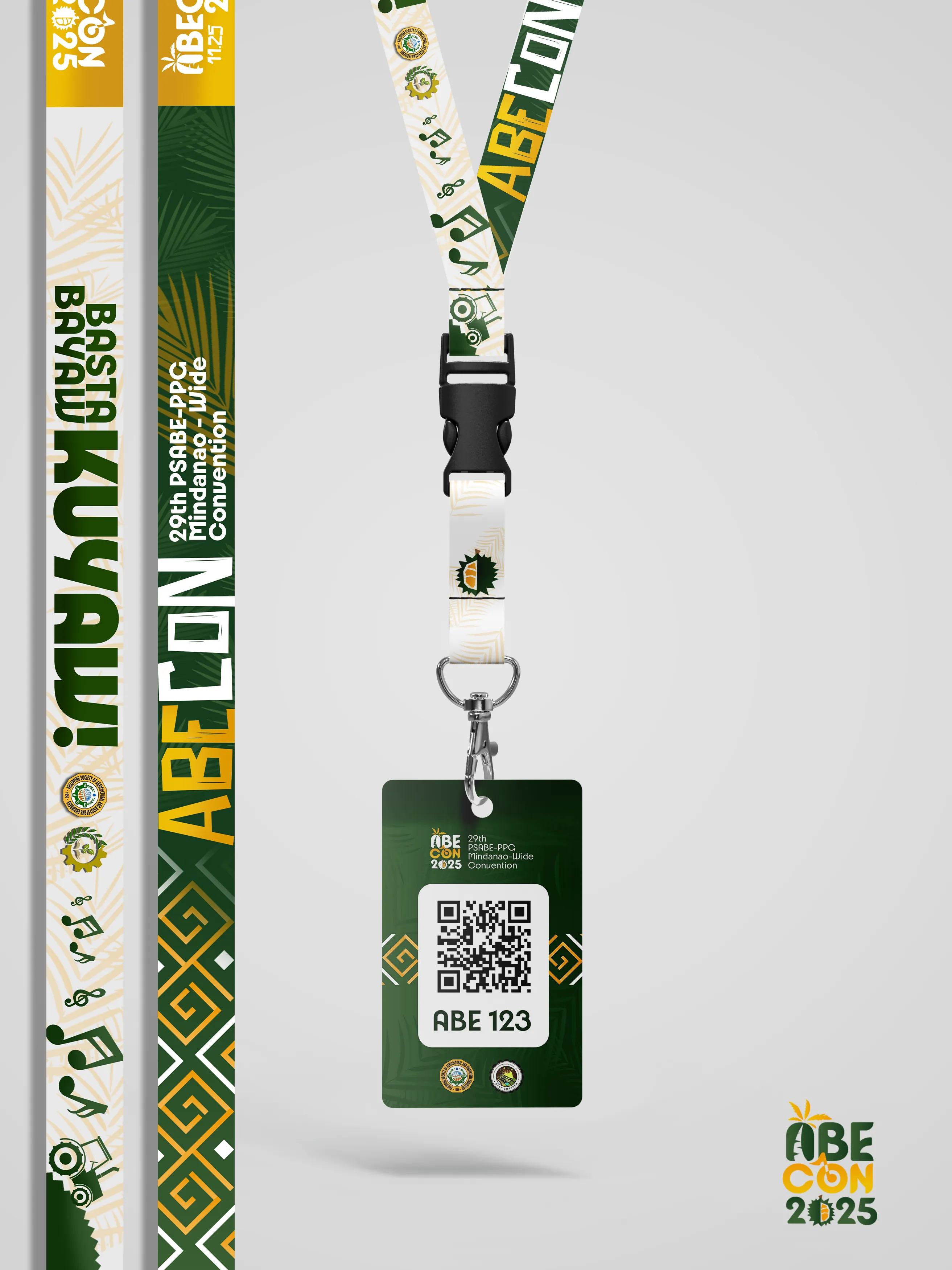 Official ABECON 2025 ID lanyard